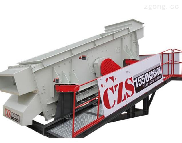 產(chǎn)品詳情 南方路機開發(fā)的 czs1550弛張篩,將圓振篩篩分技術(shù),齒狀篩網(wǎng)