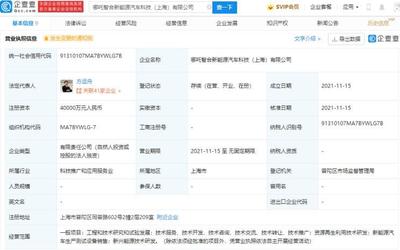 哪吒汽車上海成立新公司，注資4億加碼新興能源技術研發