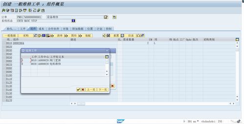 sap pm設備模塊 維修執行 維修工單