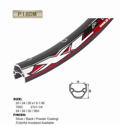 【帕威爾26寸自行車車圈、雙層輪圈 山地車車圈 P18DM 】價格_廠家_圖片 -